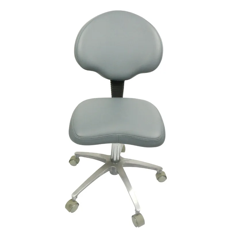 Medical Lab Chair - Yukarı kaldırılabilen deri sırtlı sandalye, sessiz